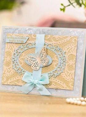 97BA Three Butterflies Metal Cutting Dies Stencil DIY