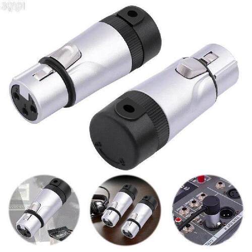 Male/Female 3Pin XLR Solder Connector Adjustable 90° Right