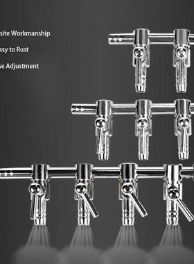 1 2 3 4 5 Way Aquarium Air Splitter Valve Fish Tank Air Pump