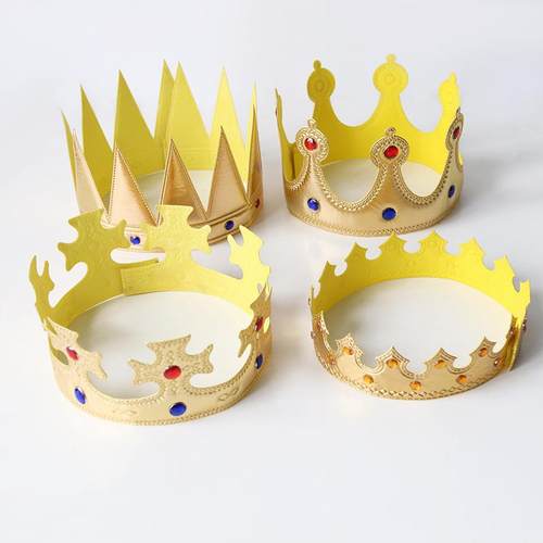 Baby Shower Decor King Crown With Gem Kids 1st Birthday