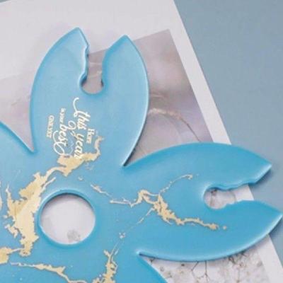 Crystal Wine Tray Plate Casting UV Epoxy Mould DIY Crafts