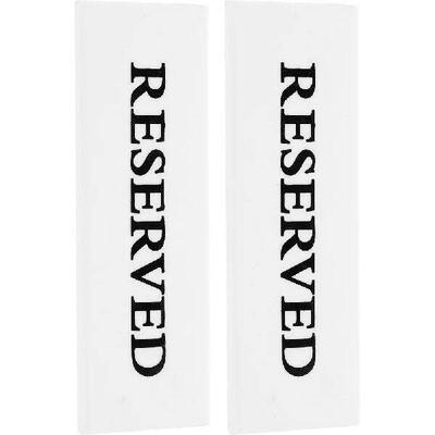 Acrylic Inverted Triangle Table Card for Hotel Restaurant
