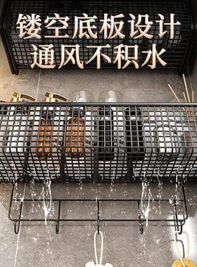 Bathroom Shelves Kitchen Wall Shelf Shower Storage Rack挂架