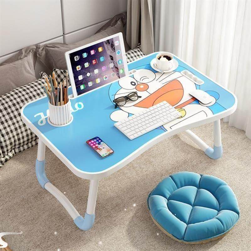 Foldable notebook student rmitory study table bed desk