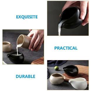 Ceramic Coffee Pitcher Sauce Syrup Jug Nordic Style Anti