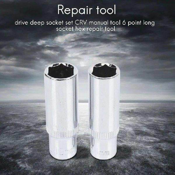 11 Pcs 1/4 Inch Drive Deep Socket Set CRV Hand Tools 6