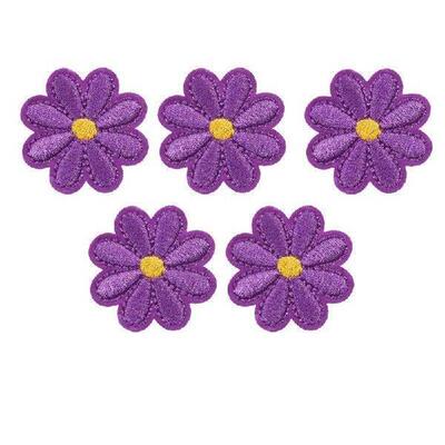 5 PCS/SET Embroidery Patch Daisy Sunflower Flowers Patch