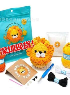 亚马逊爆款beginner crochet kit初学者钩针套件附有分步视频教程