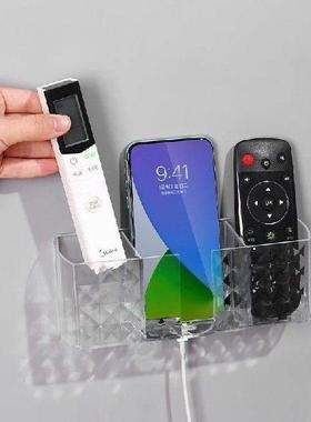 Remote Control Holder Adhesive Punch-free Socket Holder
