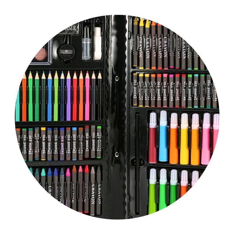crayon oil pastel paint brush drawing tool art set for kids