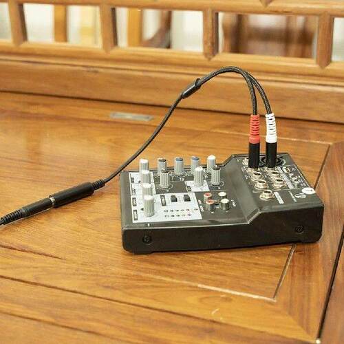 1/4 TRS To 1/4 TS Stereo To Single Track Audio Cable Copper