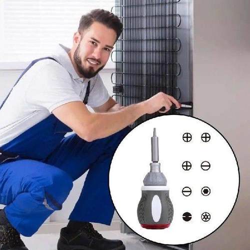 Ratchet Screwdriver Set Magnetic Retractable Ratcheting