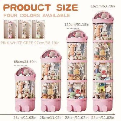 Doll Storage Box Toys Organization Plush Toy Storage Tube