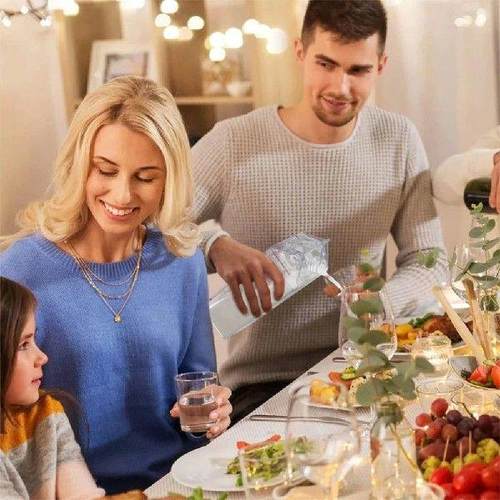 Simple Plastic Squared Milk Cup High Capacity Freshs