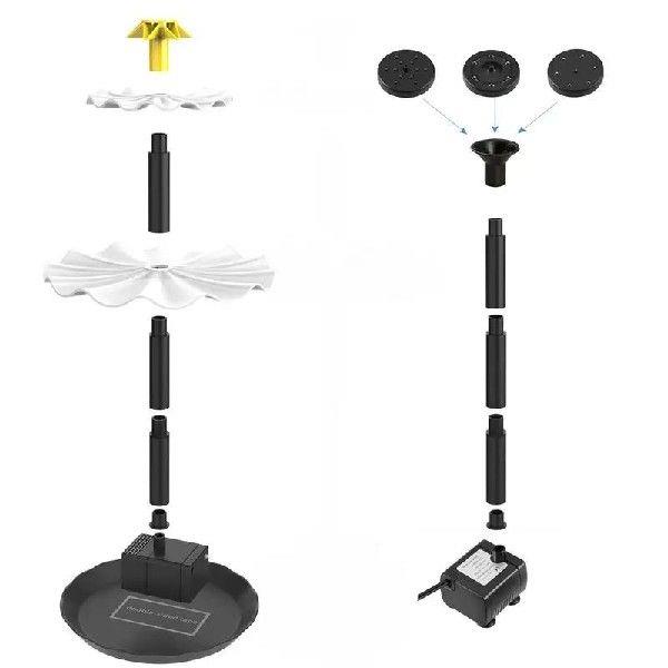 Solar Floating Water Fountain Bird Bath Fountain Pump Pond