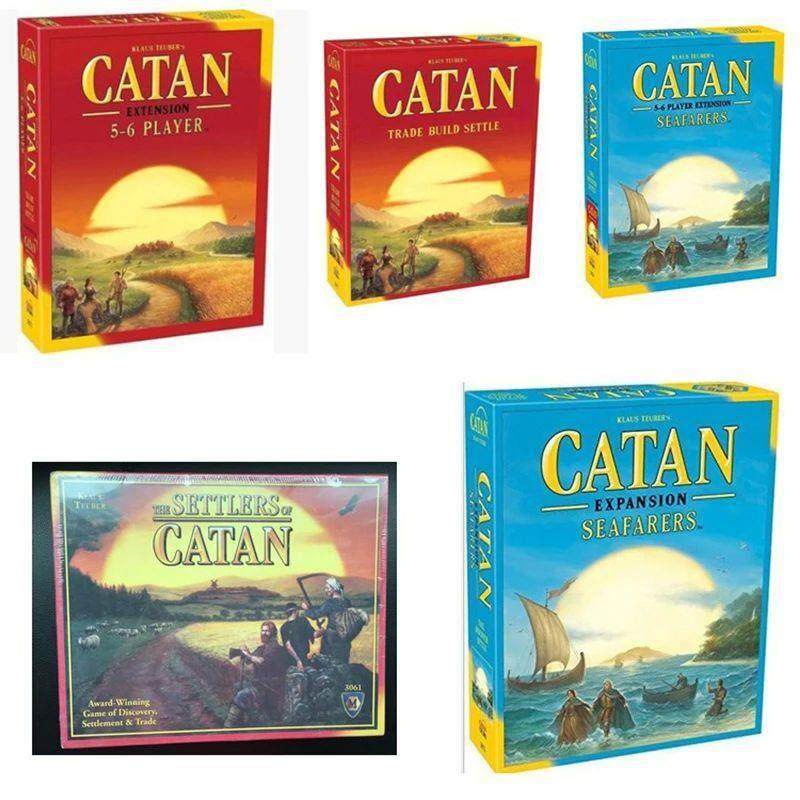 English version catan board game puzzle leisure toy game car