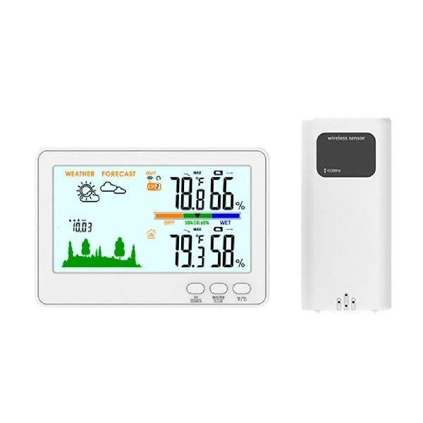 Indoor Outdoor Display Hygrometer Weather Station Air