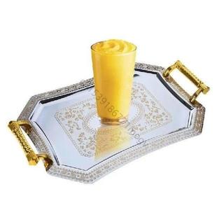 Stainless Steel Storage Tray Metal Elegant Dessert Pastry