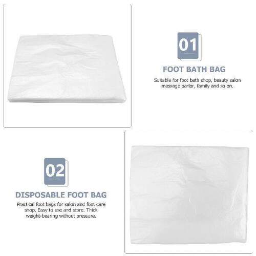 2 Packs Foot Bath Bags Disposable Foot Bag Thickened Foot