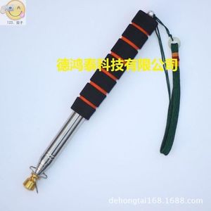 1.6 meters luxury stainless steel guide staff to strengthen