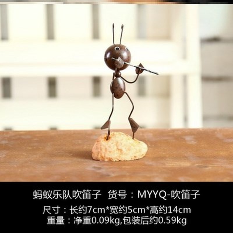 Cute ant ornaments home decorations living room room TV 鲜花速递/花卉仿真/绿植园艺 园艺用品套装 原图主图