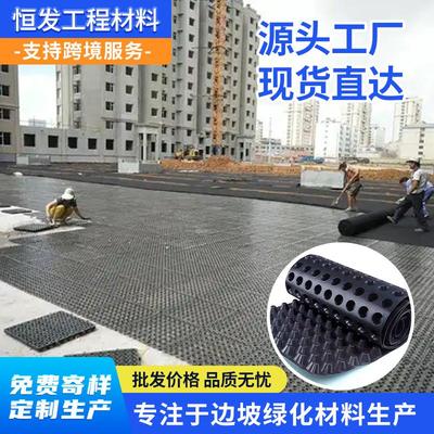排水板卷材楼顶绿化凹凸型车库顶板地下室疏水排水板塑料排水板