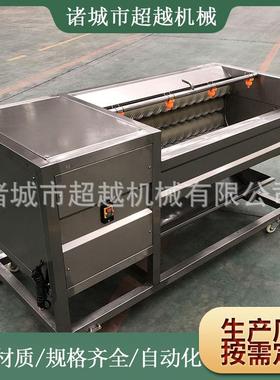 鲜核机桃清机 胡桃碧根果清洗 毛辊清洗去皮洗设备 VBE豆土清洗机