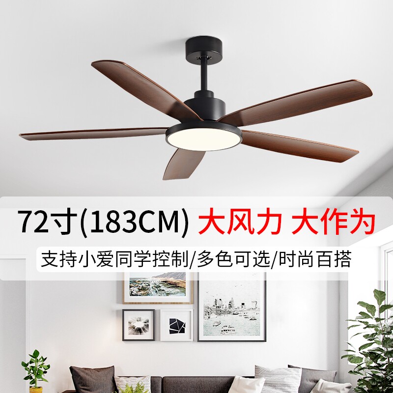 2025新款客厅风扇灯家用吊顶带电