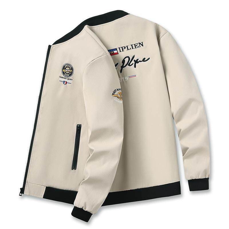 春秋款男士外套韩版帅气潮流棒球领休闲韩版青少年新款男装夹克衫