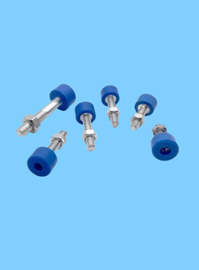 带聚氨酯止动螺栓蓝色头部内六角孔型UNAHH3 4 5 6 8 10-20 30