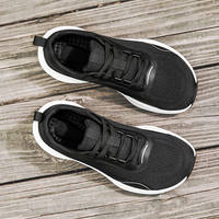 Large-sized wide-toe shoes for men and women in autumn, breathable mesh, wide sole with fat, wide last, carbon plate cushioning, large-head running shoes thumbnail 3