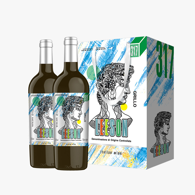 雷盛红酒317意大利12度干白葡萄酒