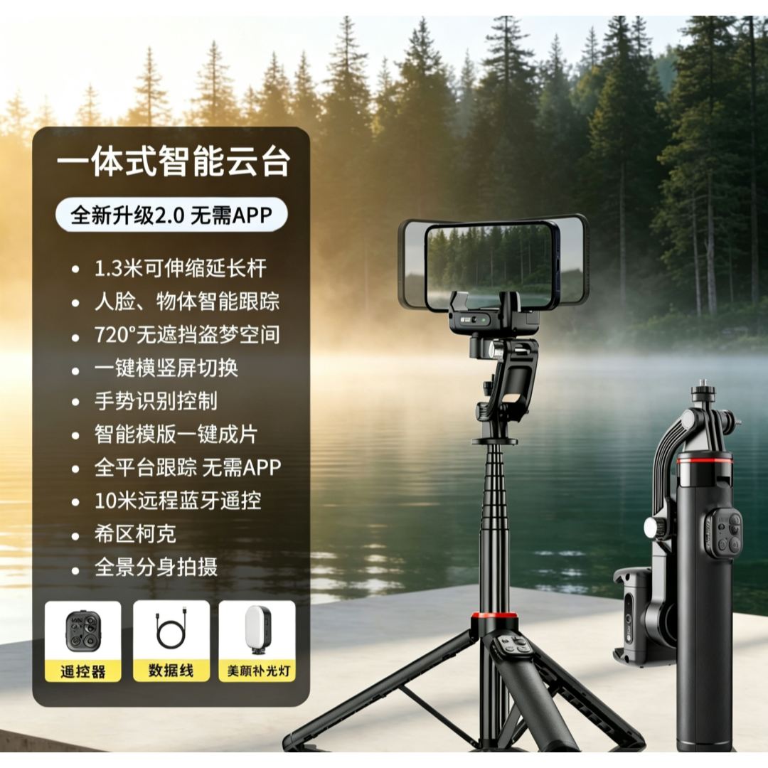 智能AI云台人脸跟踪稳定器