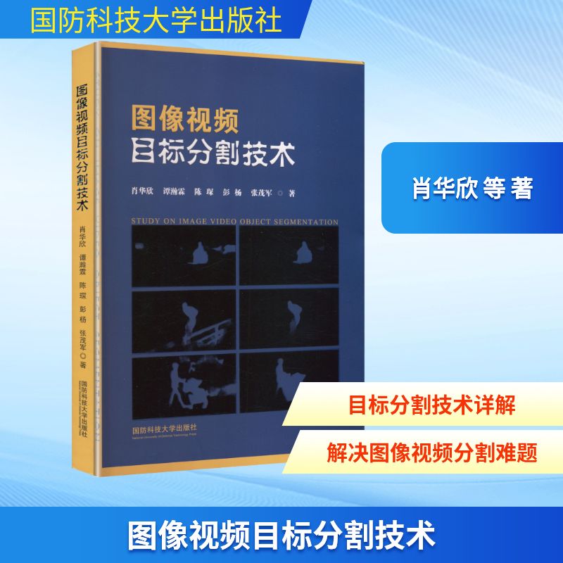 图像视频目标分割技术 图像视频分割 技术原理详解 算法实战案例 计算机视觉应用 目标分割教程 深度技术 9787567306790