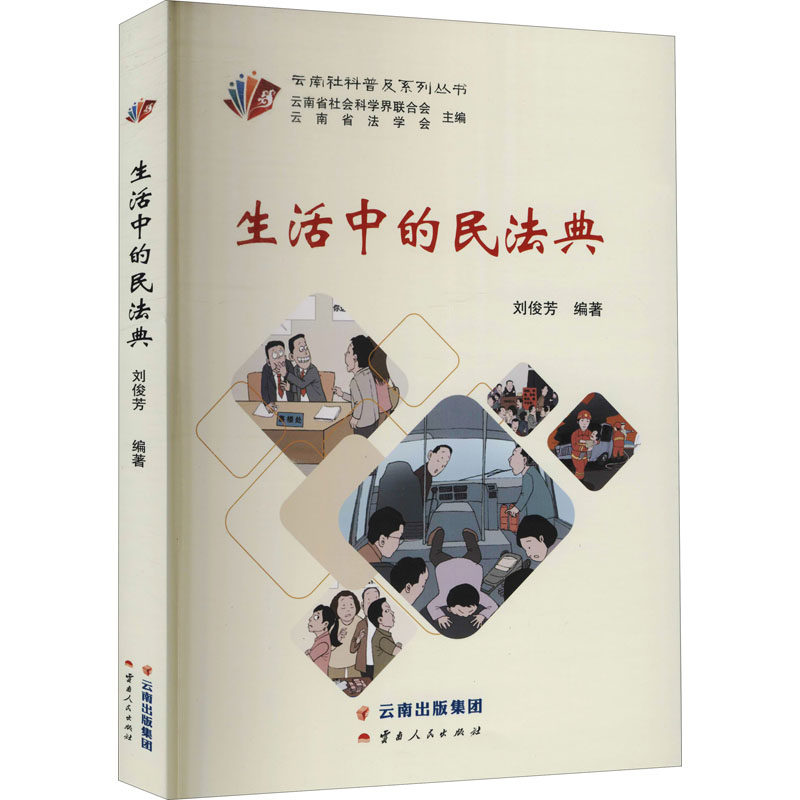 生活中的民法典 生活场景案例 法律条文解读 实用维权指南 家庭法律问题 消费纠纷处理 婚姻继承指南 房产纠纷解决 9787222207806