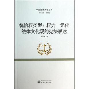 化法律文化观 表达 钱宁峰 正版 武汉大学出版 统治类型：权力一元 9787307119376 社 包邮
