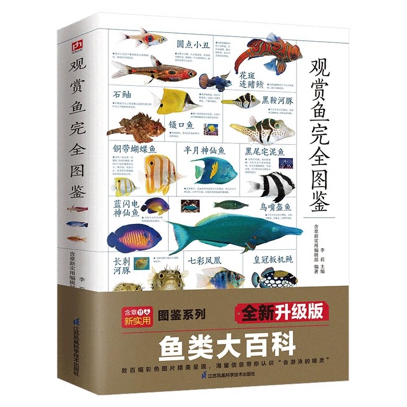 观赏鱼图鉴 观赏鱼品种图鉴 全彩高清插图 新手入门指南 饲养技巧详解 造景方案设计 疾病防治知识 9787571326029