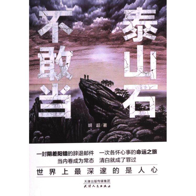 正版包邮 泰山石, 不敢当 胡超著 9787201192864 天津人民出版社