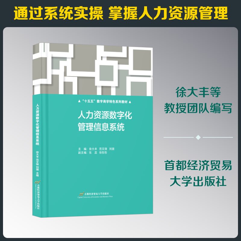 正版包邮 人力资源数字化管理信息系统 主编徐大丰, 范文锋, 刘灏 9787563840984 首都经济贸易大学出版社