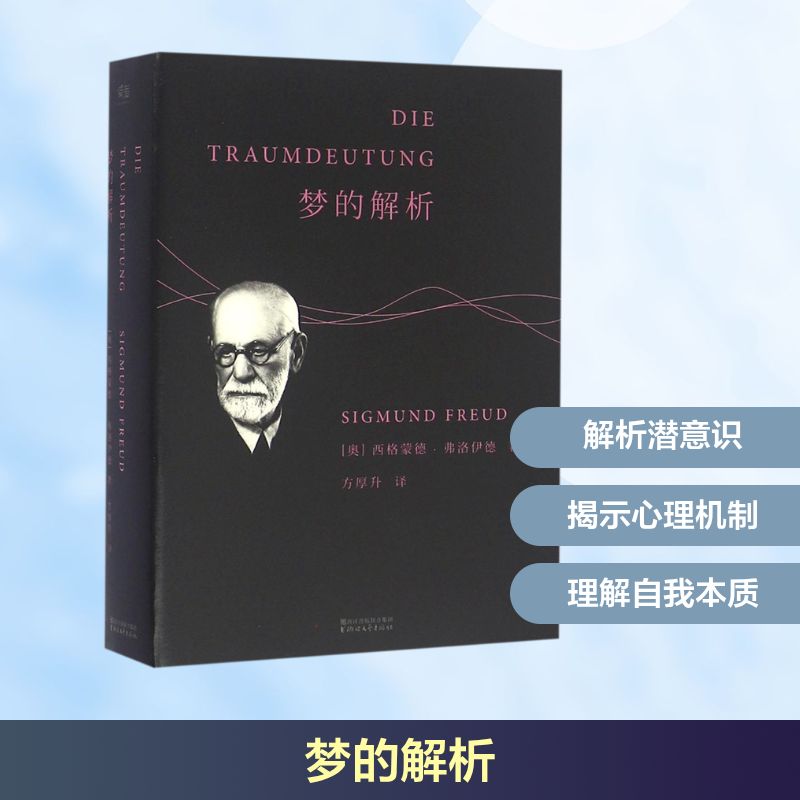 梦的解析 经典心理学名著 弗洛伊德代表作 梦境解析指南 精神分析奠基 潜意识探索 心理机制剖析 译本 9787533945251