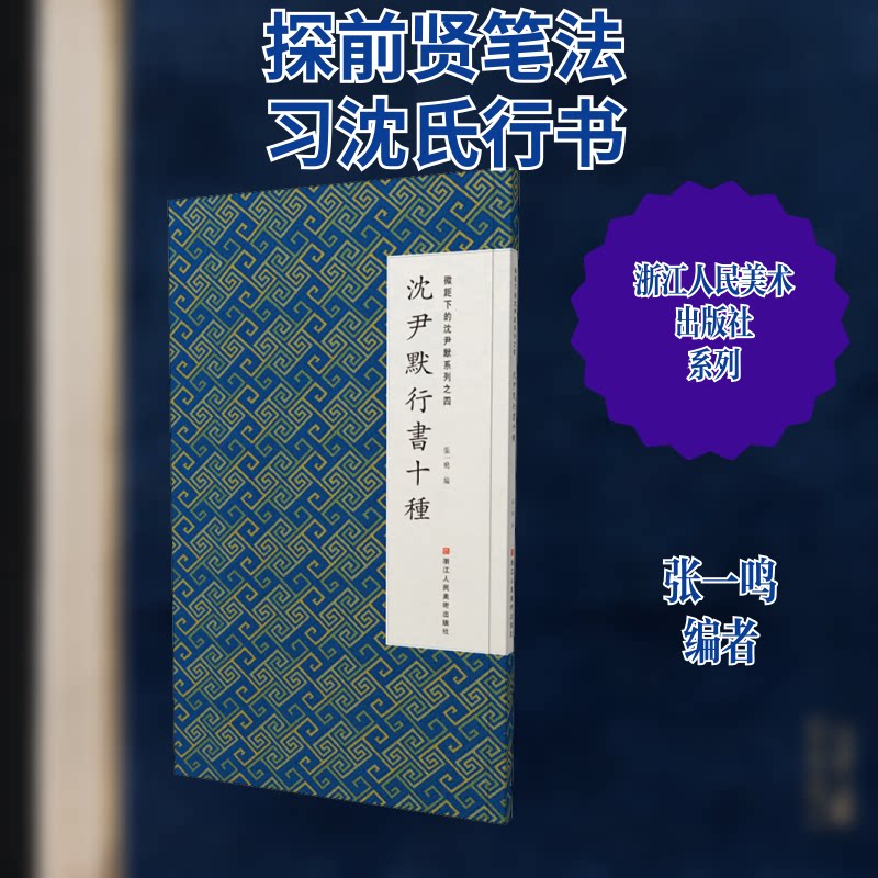 微距下的沈尹默系列之四：沈尹默行书十种 沈尹默行书 行书十种 微距解析 系列之四 临摹范本 书法技法 高清字帖 9787534069000