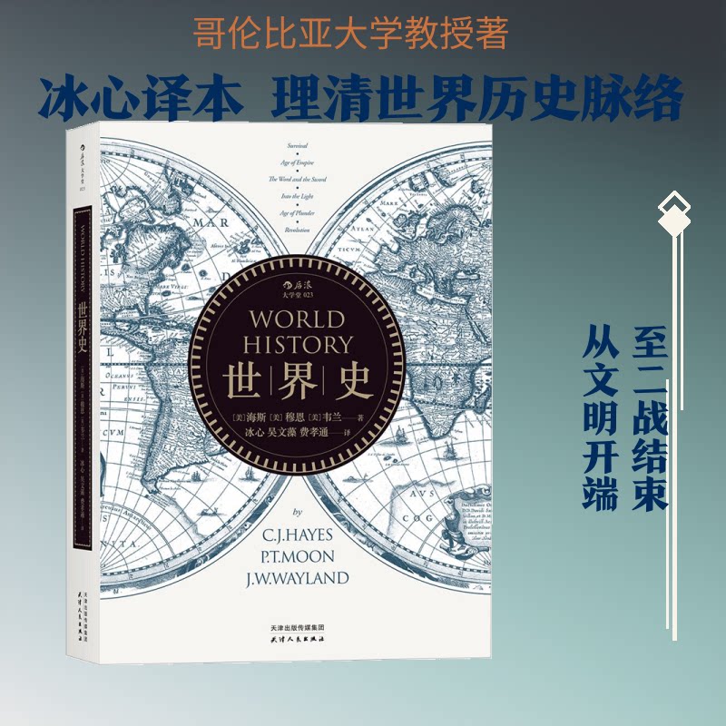 世界史 全球通史脉络 文明兴衰历程 重大历史事件 经典战役解析 文化流融 历史人物传记 世界史教材 9787201106427