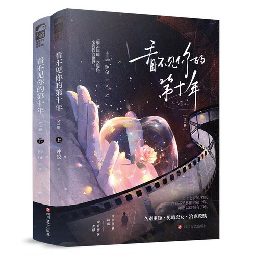 正版包邮 看不见你的第十年：全2册 钟仅 著 978754117236 川文艺出版社