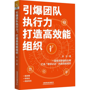 打造能組織 引爆團隊執行力 包郵 社 9787113305895 中國鐵道出版 孫玉 正版