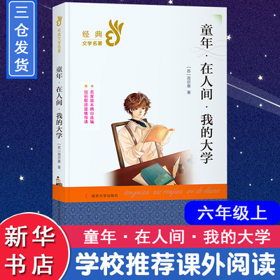 正版包邮 童年·在人间·我的大学 (苏)高尔基 著 9787305231810 南京大学出版社