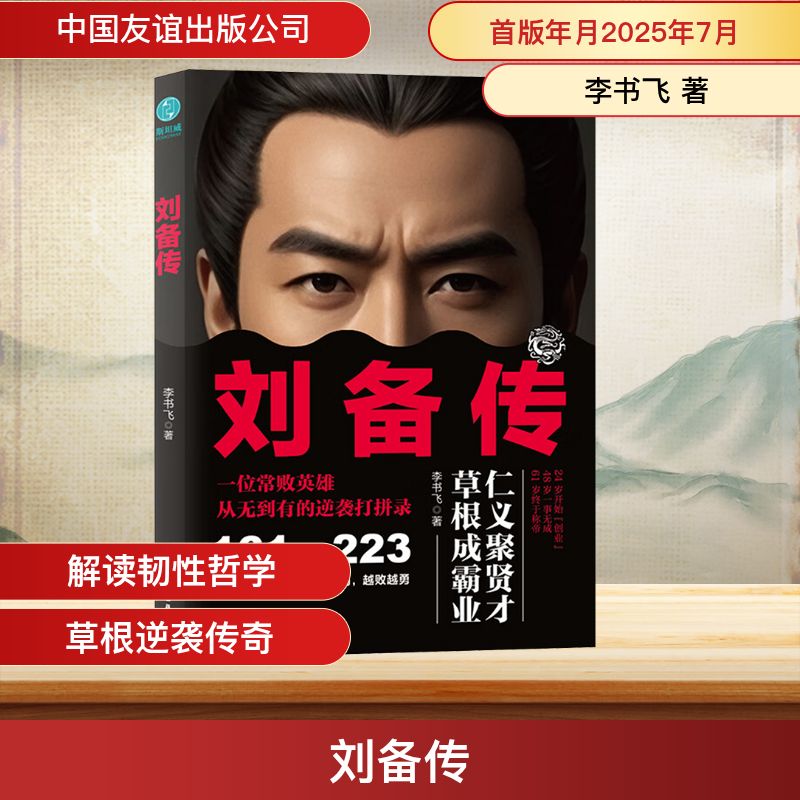 刘备传 乱世枭雄 创业传奇 权谋智慧 经典解读 人物成长 历史 领导艺术 三国风云 励志传记9787505761209