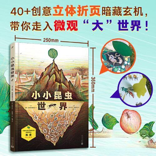 小小昆虫世界 儿童启蒙 科普认知 昆虫图鉴 精美插图 自然观察 趣味知识 科学探索 百科全书 经典读物9787020181490