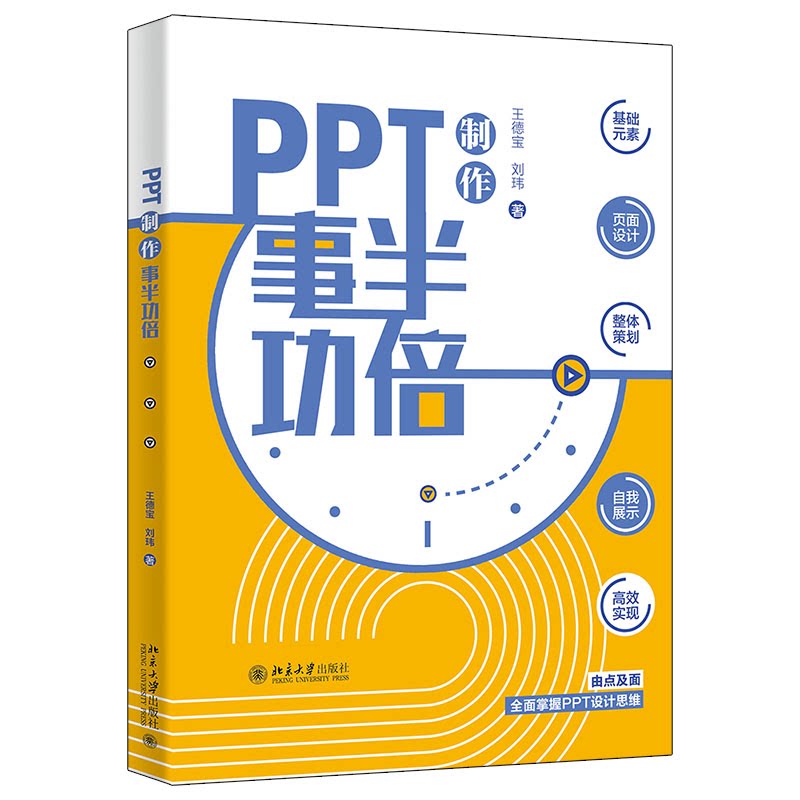 PPT制作事半功倍 PPT新手入门 职场汇报 设计技巧 版式模板 零基础教程 实战案例 逻辑梳理 汇报效果 9787301332016