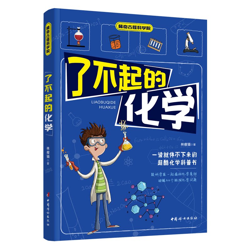 了不起的化学 化学入门科普 中学生适用 趣味实验解析 基础理论详解 知识体系完整 图解生动有趣 青少年读物 9787512719958