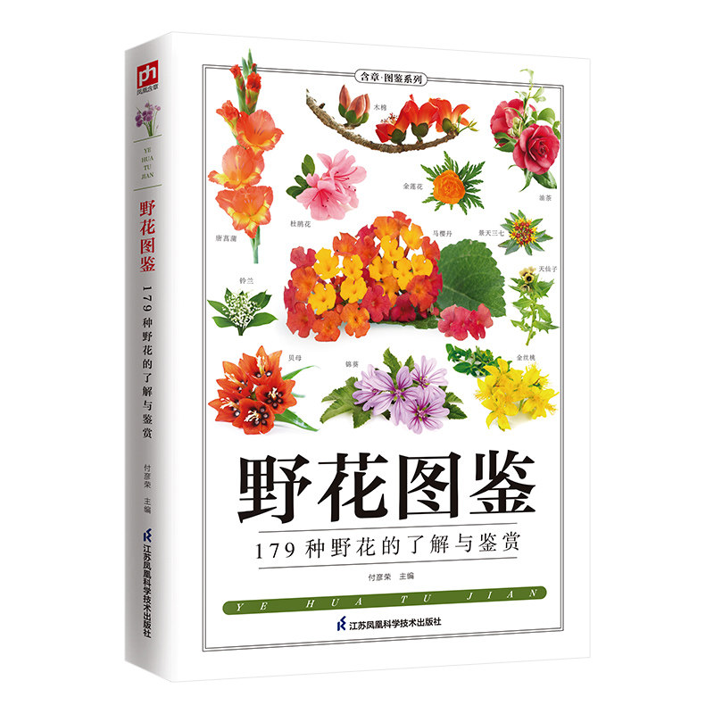 正版包邮 野花图鉴 全新图解版 付彦荣 主编 凤凰含章出品 9787553757537 江苏科学技术出版社